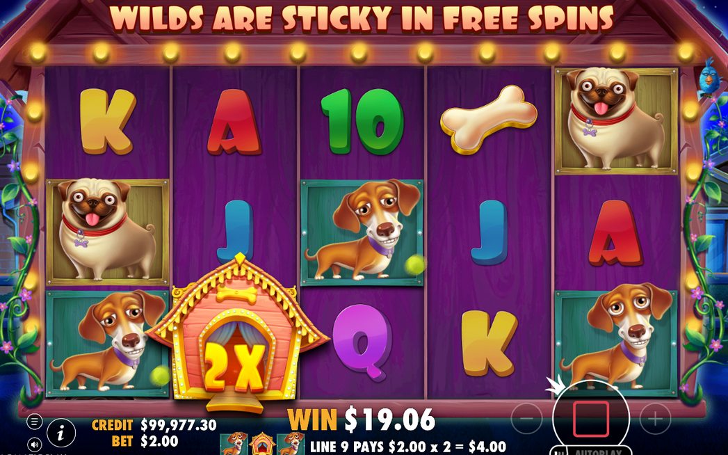 Free Spins, sticky Wild på rullarna 2, 3 och 4